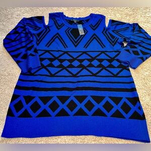 NWT Cyrus cold shoulder sweater. Size 18/20
